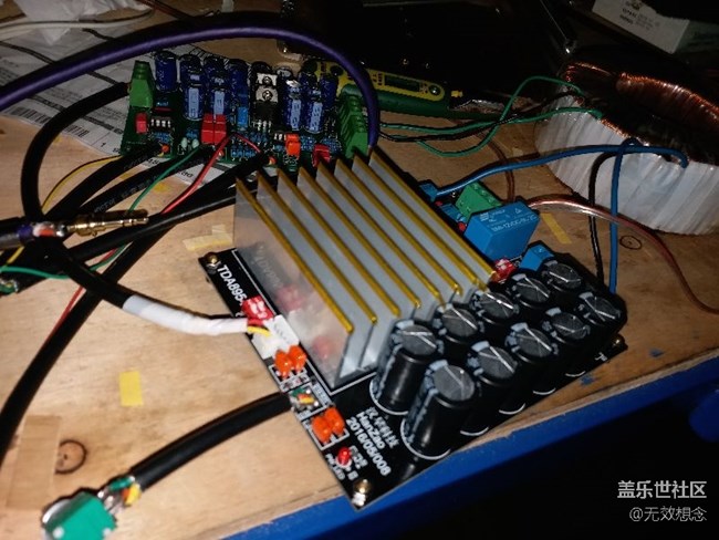 自己組裝的功放