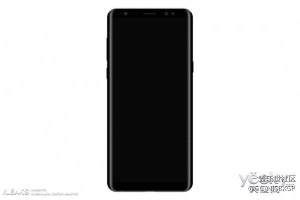 三星Note 8機身正面諜照再爆:配備Bixby按鈕