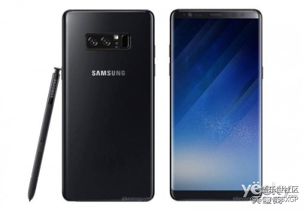 三星Note 8機身正面諜照再爆:配備Bixby按鈕