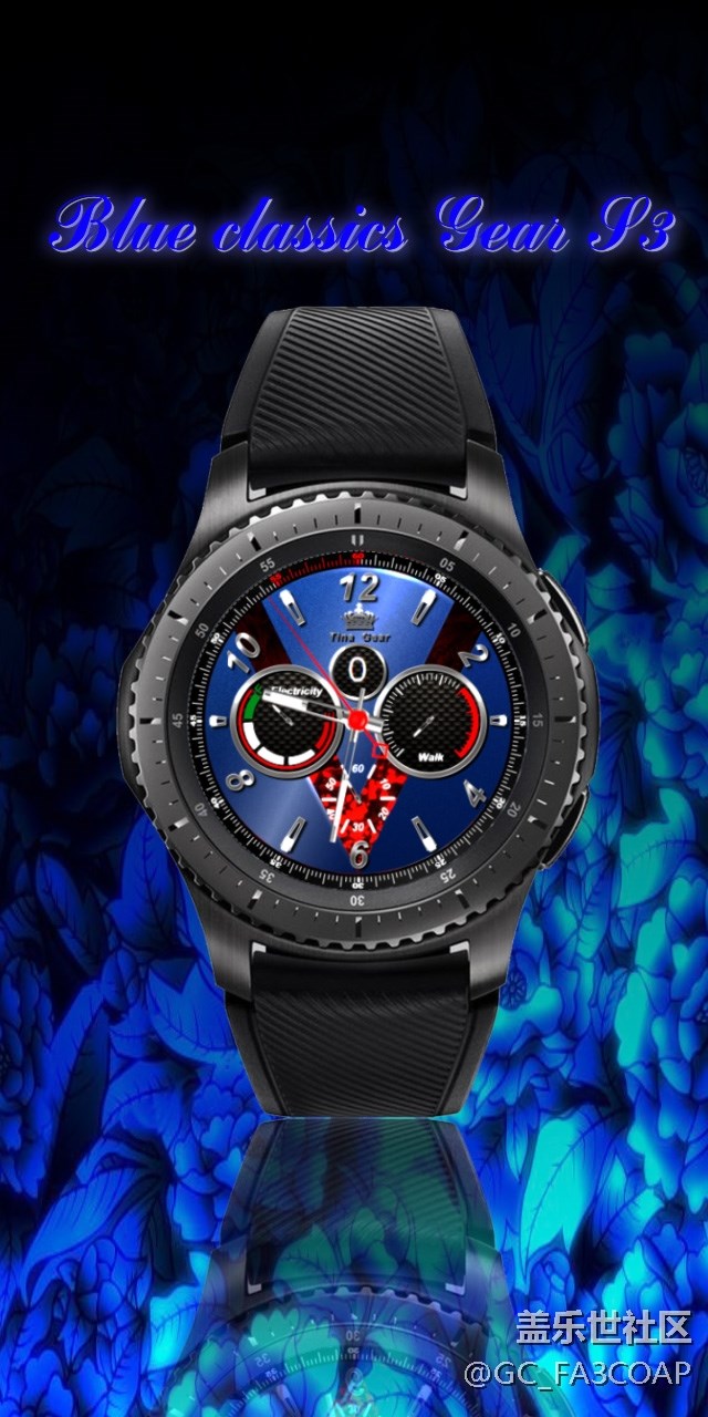 自制的表盤，喜歡的朋友前往應(yīng)用商店下載