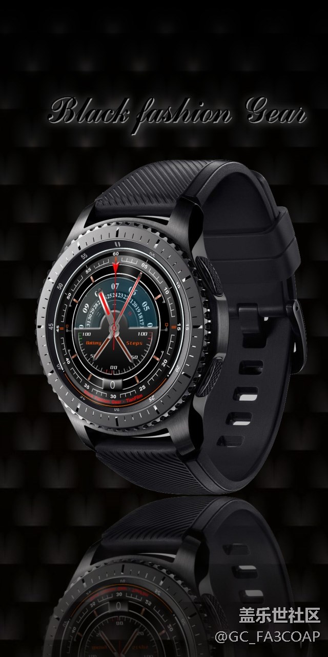 自制的表盤，喜歡的朋友前往應(yīng)用商店下載