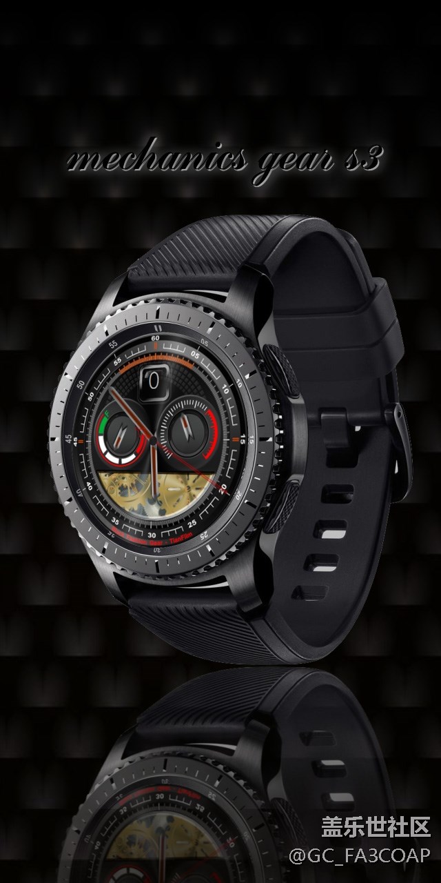 自制的表盤，喜歡的朋友前往應(yīng)用商店下載