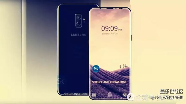 三星S9概念顛覆美圖再曝：4K八曲屏 柯達四攝