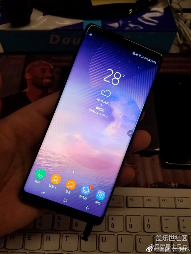 【圖賞】三星蓋樂世Note8真機(jī)隨手拍~