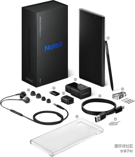 國(guó)行的NOTE8裝箱單