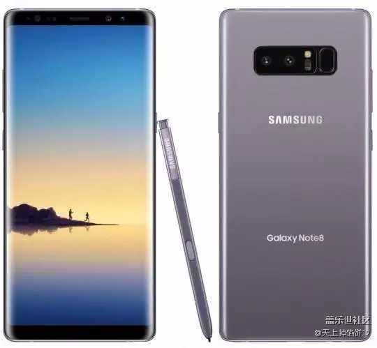 三星Note8蘭花灰高清圖曝光，女生喜歡這配色嗎？