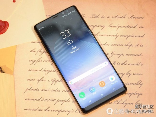 三星Galaxy Note 8迎來(lái)首波更新，可錄制4K 60fps的視頻