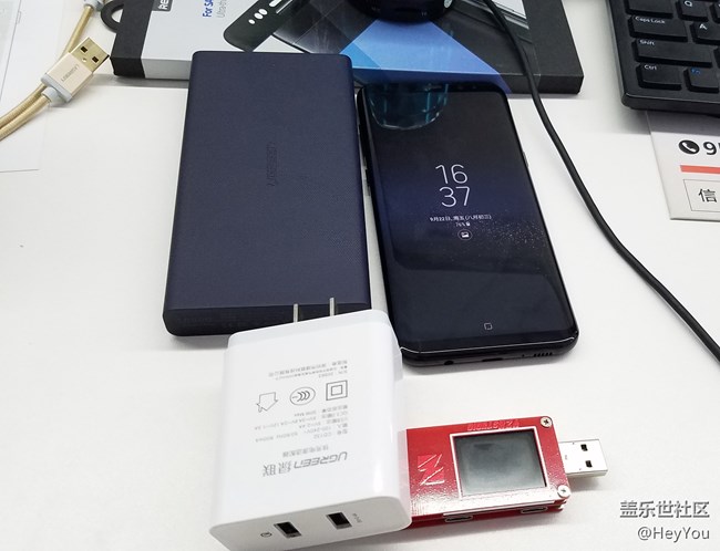 S8+、S7 edge無線快充性能對比測試，10W無線快速充電