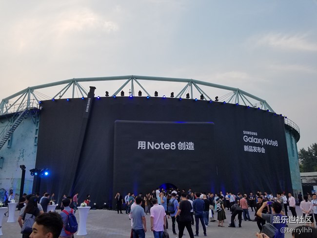 有幸參加note8北京發(fā)布會(huì)