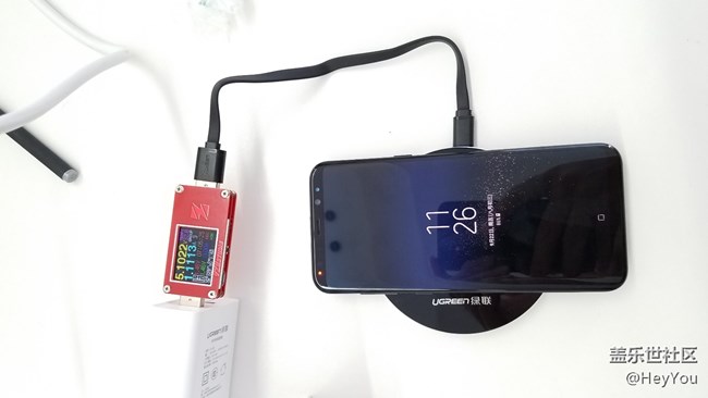 S8+、S7 edge無線快充性能對比測試，10W無線快速充電