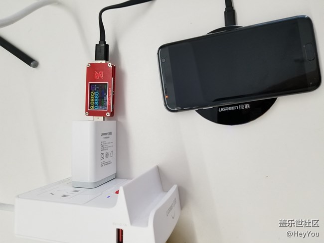 S8+、S7 edge無線快充性能對比測試，10W無線快速充電