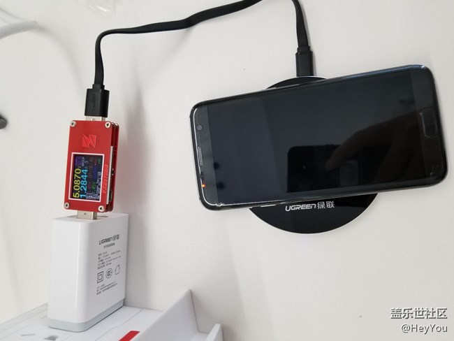 S8+、S7 edge無線快充性能對比測試，10W無線快速充電