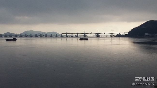 福建長樂市浪岐大橋早晨隨拍---J3119