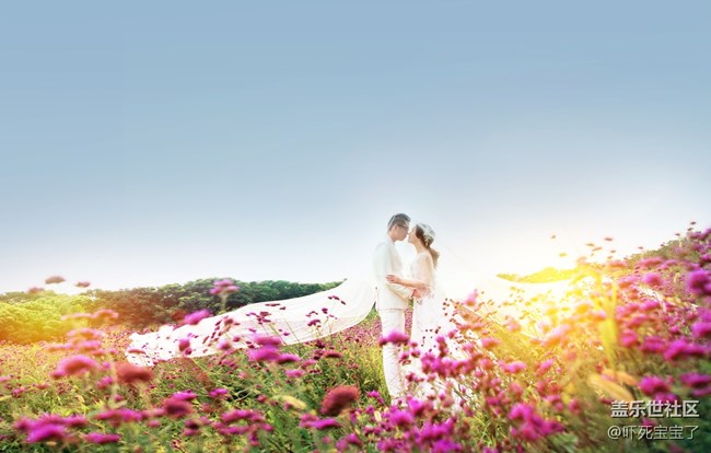 結(jié)婚啦~婚紗照終于出片了，感覺美美的~