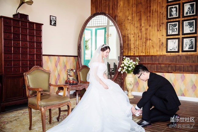 結(jié)婚啦~婚紗照終于出片了，感覺美美的~