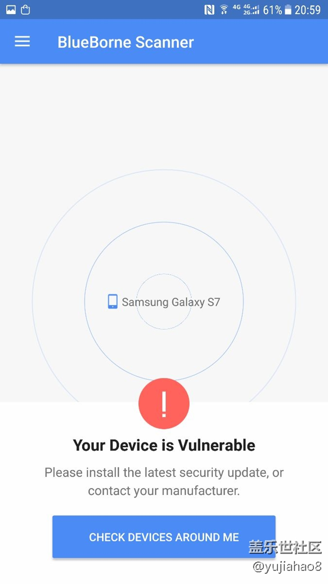 大家知道最近的藍(lán)牙漏洞嗎