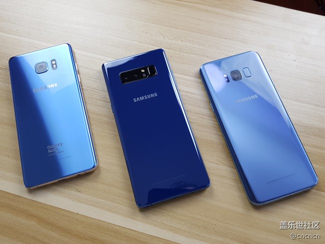 曬機，note8、note7、s8，7plus，誰才是顏值巔峰？