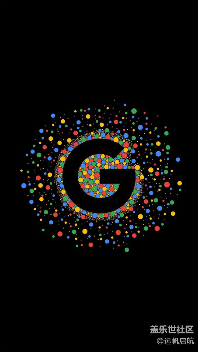 黑色G壁紙