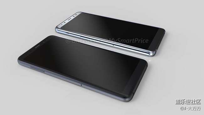 三星Galaxy A5/A7(2018)渲染圖