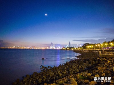 深圳灣公園夜景