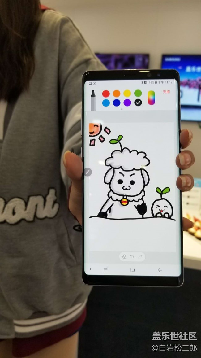 【note8北京品鑒會】功能很強大，蛋糕很好吃，小姐姐很好看~