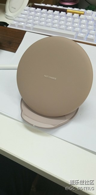 收到無線充電器