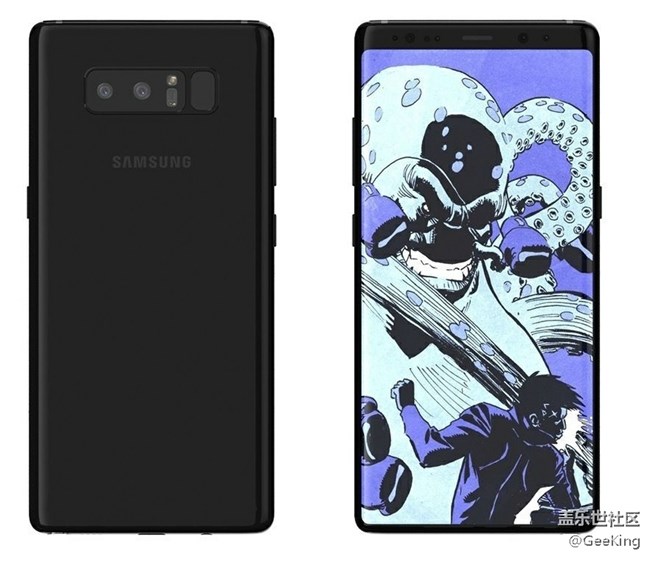 三星note8的用戶期待類似這樣設(shè)計(jì)的三星s9