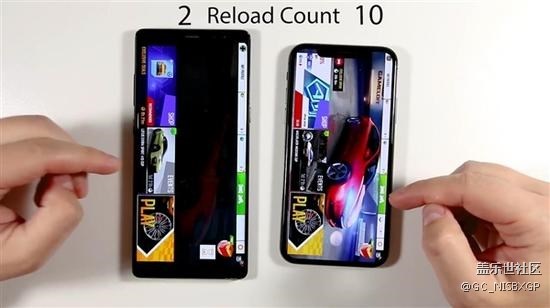 應(yīng)用流暢度測(cè)試：三星Note8對(duì)比iPhone X！