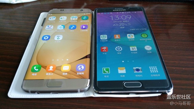 新買的S7edge和NOTE4比較心得