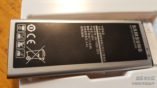 幾十塊錢買的一塊note4電池