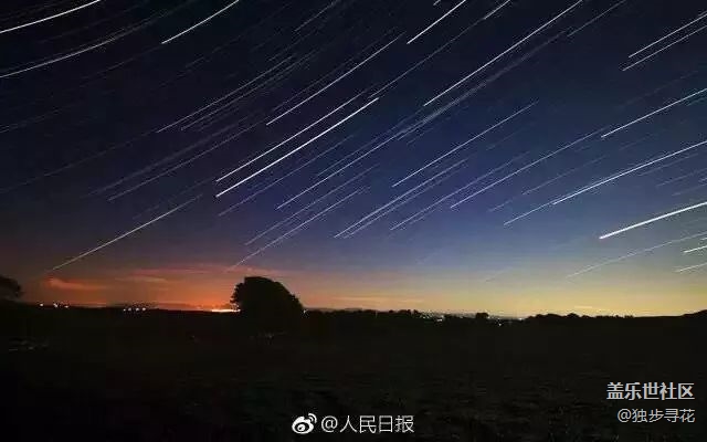 昨天晚上有人拍到流星雨嗎？