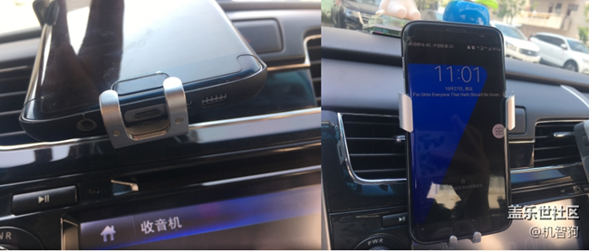 三星S7 edg搭配重力感應(yīng)車(chē)載手機(jī)支架測(cè)評(píng)