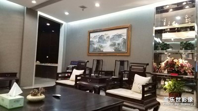 空蕩蕩的福州長樂機場VIP候機室