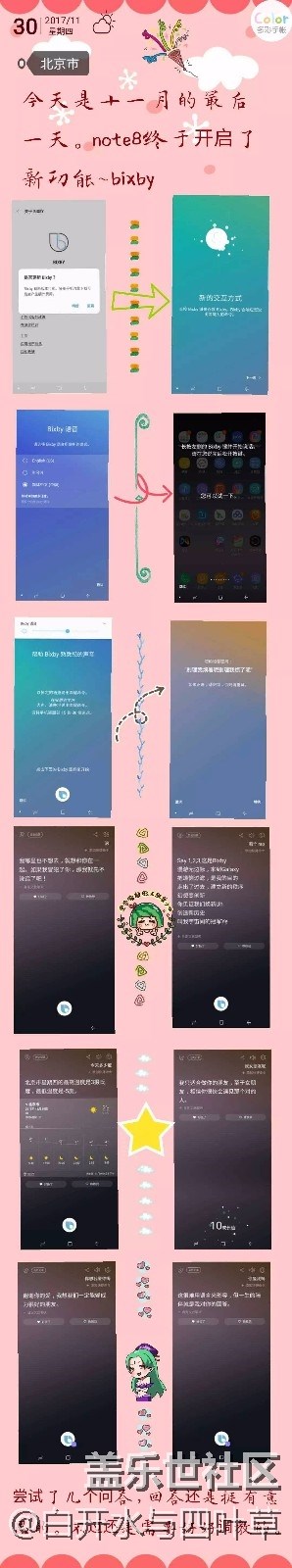 【Note8百人體驗(yàn)團(tuán)】[創(chuàng)意類]Note8的手賬日志