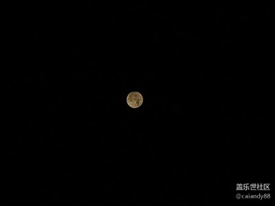 昨晚的超級月亮