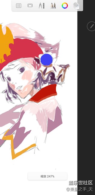 sketchbook note8繪畫教程_線搞+前期上色(1)