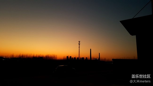 三星note5專業(yè)拍攝模式下的傍晚