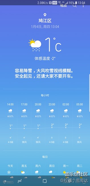 三星天氣應(yīng)用UI視覺反饋建議