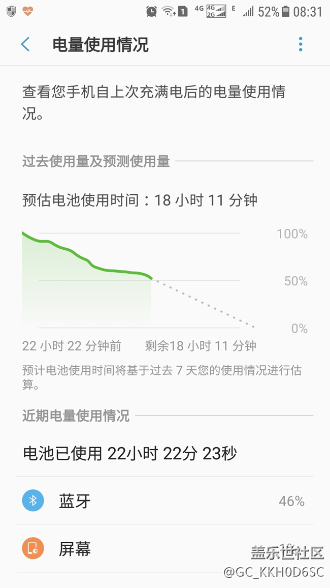 C7pro升級7.0后，藍(lán)牙耗電異常。