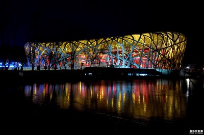 鳥巢夜色
