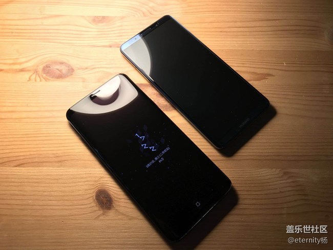 三星蓋樂世S9+與華為Mate 10 Pro外觀對比