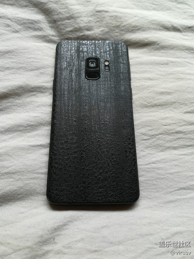 入了類Dbrand的龍皮背膜，曬一曬。