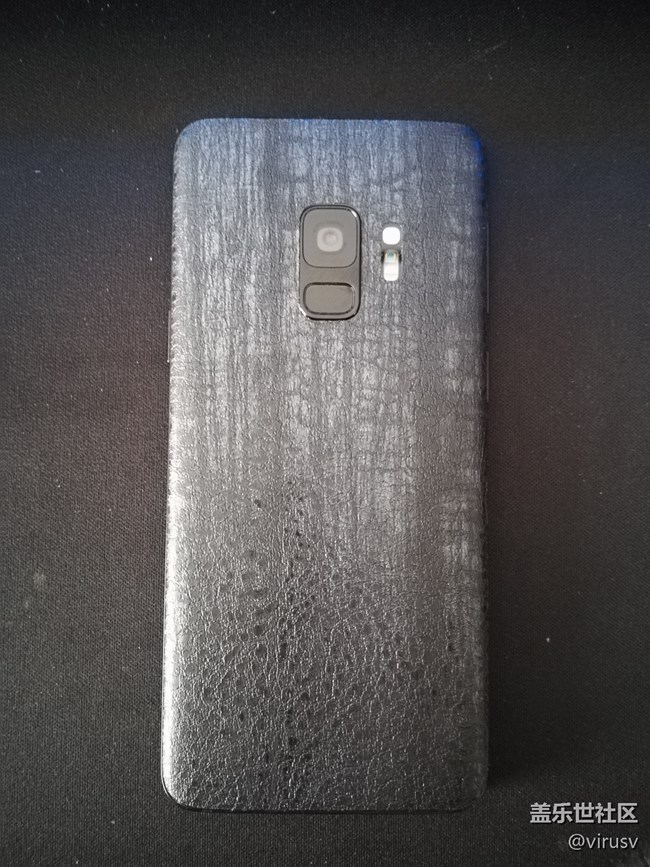 入了類Dbrand的龍皮背膜，曬一曬。