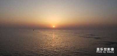 海上日落
