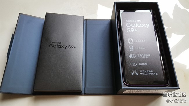 新到三星Galaxy S9+64GB 國行紫色開箱 新到三星Galaxy S9+64GB 國行紫色開箱