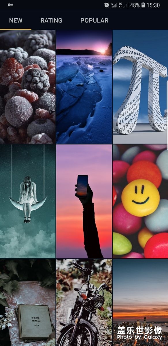 美！無意中發(fā)現(xiàn)的三星手機壁紙