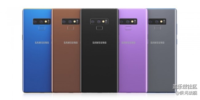 Galaxy Note 9高清3D渲染圖曝光