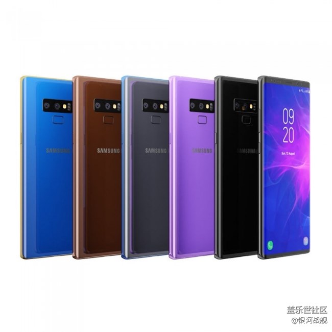 Galaxy Note 9高清3D渲染圖曝光