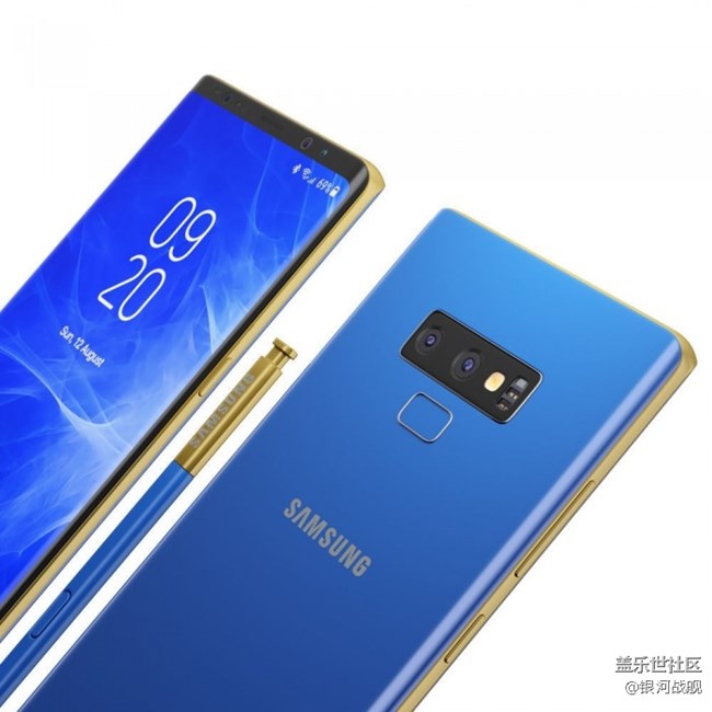 Galaxy Note 9高清3D渲染圖曝光