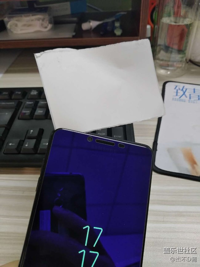 C9換屏后縫隙太大，前攝像頭進灰塵了